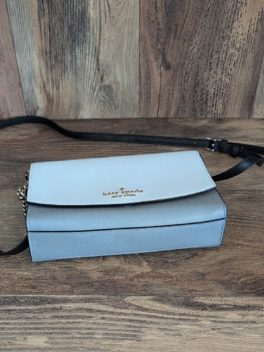 kate spade Carson Colorblock Convertible Nimbus Grey Crossbody Bag    M419
